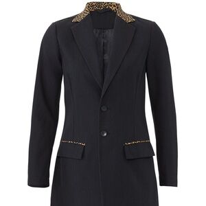 Current Elliot Calla Leopard Blazer